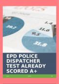 EPD POLICE DISPATCHER TEST ALREADY SCORED A&plus;