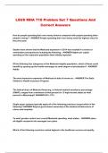 LSUS MHA 710 BUNDLED EXAMS WITH COMPLETE QUESTIONS AND VERIFIED DETAILED ANSWERS &lpar;100&percnt; PASS GUARANTEED&rpar;