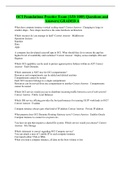 OCI Foundations Practice Exam &lpar;1Z0-1085&rpar; Questions and Answers&vert; GRADED A