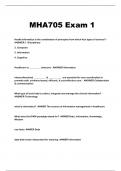 MHA 705 BUNDLED EXAMS WITH COMPLETE QUESTIONS AND VERIFIED DETAILED ANSWERS &lpar;100&percnt; PASS GUARANTEED&rpar;