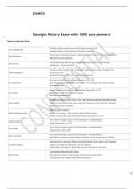 Georgia History Exam WITH 100- SURE ANSWERS&period;