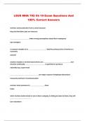 LSUS MHA 702 Ch 19 Exam Questions And 100&percnt; Correct Answers