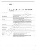 Georgia History Exam Study Guide WITH 100- SURE ANSWERS
