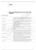 GCSU GA HISTORY EXAM FULL WITH 100- SURE ANSWERS