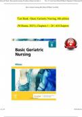 Basic Geriatric Nursing 7th Edition With complete solutions 