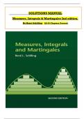 Solutions Manual for Measures&comma; Integrals & Martingales 2nd edition By Ren&eacute; Schilling&comma; ISBN&colon; 9781316620243&comma; All 28 Chapters Covered&comma; Verified Latest Edition