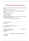 LSUS MHA 702 BUNDLED EXAMS WITH COMPLETE QUESTIONS AND VERIFIED DETAILED ANSWERS &lpar;100&percnt; PASS GUARANTEED&rpar;