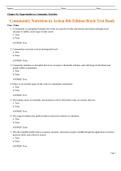 Complete Test Bank Community Nutrition in Action 8th Edition Boyle Questions & Answers with rationales &lpar;Chapter 1-19&rpar;
