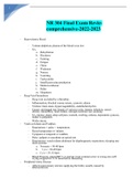 NR 304 Final Exam Review-comprehensive-2022-2023