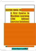 A First Course in Machine Learning &lpar;Chapman & Hall&sol;CRC Machine Learning & Pattern Recognition&rpar;