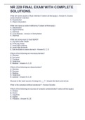 NR 228 FINAL EXAM WITH COMPLETE SOLUTIONS&period;