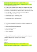 EMERGENCY SERVICES 100 FISDAP Trauma Questions with Answers New Update 2022&sol;2023