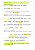 OB FISDAP Exam Questions and Answers Latest Update 2022&sol;2023