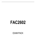 FAC2602 EXAM PACK 2022