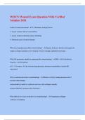 Package deal&colon;&colon; WOCN Wound Care  Exams Compilation 
