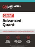 MANHATTAN PREP GMAT Advanced Quant  GMAT STRATEGY GUIDE
