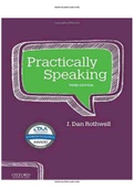 Practically Speaking 3rd Edition Rothwell Test Bank
