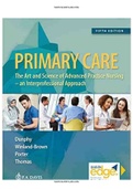 Primary Care: Art and Science of Advanced Practice Nursing 5th Edition Dunphy Test Bank