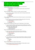 ATI RN MEDICAL SURGICAL PROCTORED EXAM 2021&sol;2022 VERIFIED & GRADED A&plus; 