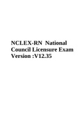 NCLEX-RN National Council Licensure Exam Version :V12.35.