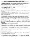 Airport ID Badges &lbrack;DFW SIDA Training Pocket Guide&rsqb; 2022 with complete solution