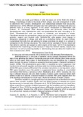 MSN 570 Week 1 DQ &lpar;GRADED A&rpar; &vert; Cellular Biology and Case Study Discussion