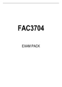 FAC3704 EXAM PACK 2022