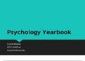 PSYC-110N Week 8 Final Project Psychology Yearbook (GRADED A)