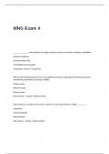 MNG Exam 4 Questions and Answers