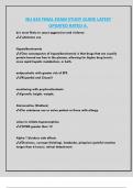 NU 643 FINAL EXAM STUDY GUIDE LATEST  UPDATED RATED A&period; 