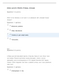 NSG 6435 PEDS FINAL EXAM &vert; Family Health III-Pediatrics - South University &vert; Download To Score An A