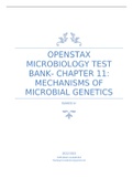 OpenStax Microbiology Test Bank- Chapter 11: Mechanisms of Microbial Genetics