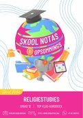 Religiestudies Graad 12 (Top Klas-handboek)