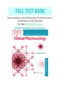 Roach&rsquo;s Introductory Clinical Pharmacology 11th Edition by Susan M&period; Ford 606 pages Test Bank PDF printed&comma; With Question and Answer And rationale