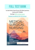Test Bank Medical Surgical Nursing 10th Edition Ignatavicius Workman &lpar;NOT TEXTBOOK&rpar;