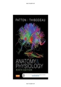 Anatomy and Physiology 9th Edition Patton Saladin Thibodeau Test Bank