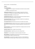 Internation Business summary CH 1 - 9