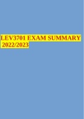 LEV3701 EXAM SUMMARY 2022/2023