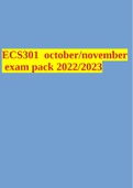 ECS301 october/november exam pack 2022/2023