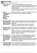 MCS 005 FINAL EXAM LATEST 2023 REAL EXAM 100 QUESTIONS AND CORRECT ANSWERS&vert;AGRADE