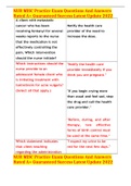 NUR MISC Practice Exam Questions And Answers Rated A&plus; Guaranteed Success Latest Update 2022 GRADED A&plus;