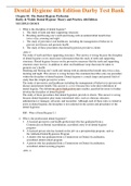 Complete Test Bank Dental Hygiene 4th Edition Darby Questions & Answers with rationales &lpar;Chapter 1-64&rpar;
