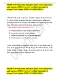 NURS 6670 Maternity Practice HESI Exam Questions and Answers 100&percnt; Correct&sol;verified Guaranteed success New Update 2022&sol;2023 GRADED A