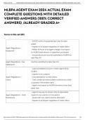 MLBPA AGENT EXAM 2024 ACTUAL EXAM COMPLETE QUESTIONS WITH DETAILED VERIFIED ANSWERS &lpar;100&percnt; CORRECT ANSWERS&rpar; &sol;ALREADY GRADED A&plus;