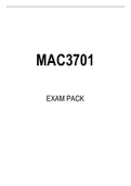 MAC3701 EXAM PACK 2022