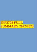 INF3708 FULL SUMMARY 2022/2023