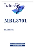 MRL3701  EXAM PACK 2022
