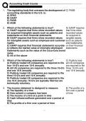ACCOUNTING CRASH COURSE ACTUAL EXAM 2024 NEWEST FROM WALL STREET PREP 160 QUESTIONS WITH DETAILED VERIFIED ANSWERS &sol; WSP ACCOUNTING CRASHCOURSE ACTUAL LATEST EXAM&sol; WALLSTREET PREP