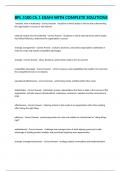 BPL 5100 Ch&period;1 EXAM WITH COMPLETE SOLUTIONS