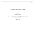 NR 503 Week 2 Assignments and Discussions Solution Chamberlain